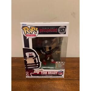 🏈 Funko Pop! NFL Tom Brady #157 (Tampa Bay Buccaneers) – Brand New! 🏈